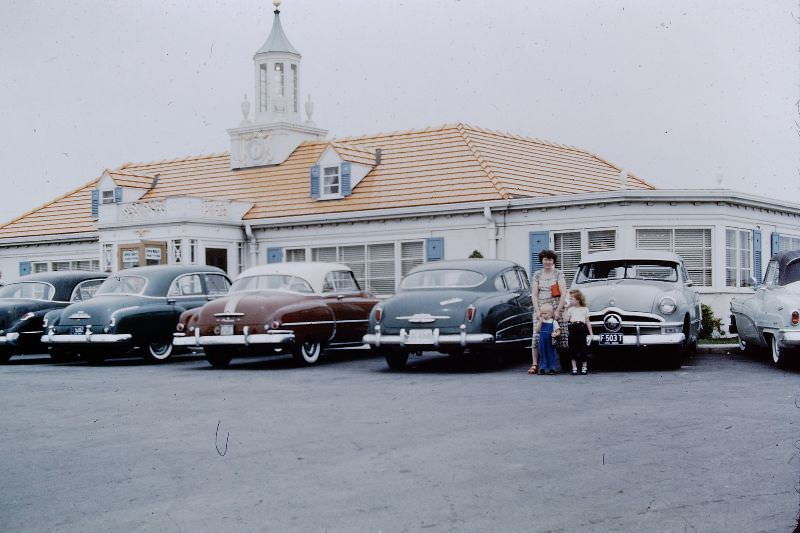 #8 In front of Howard Johnson’s at Ft. Wayne, Indiana. May 1951