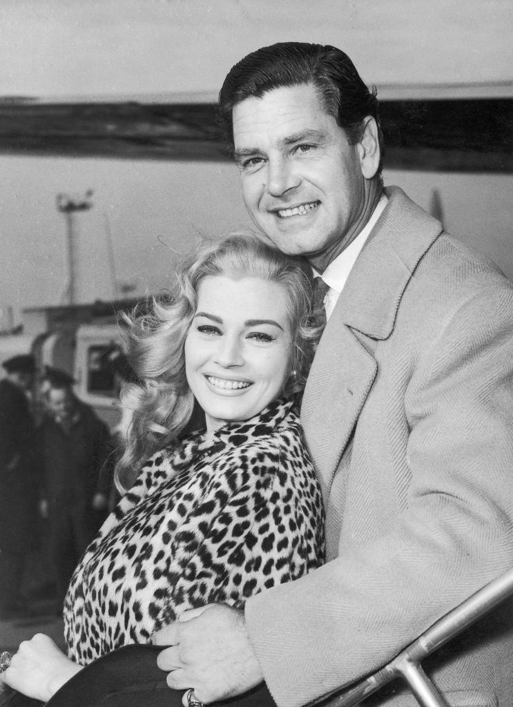#38 Anita Ekberg with her first Husband Anthony Steel.
