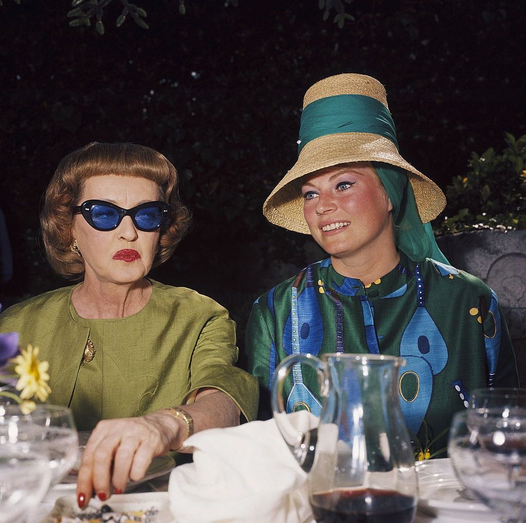 #72 Anita Ekberg with Bette Davis at the 16Th Cannes Film Festival 1963.