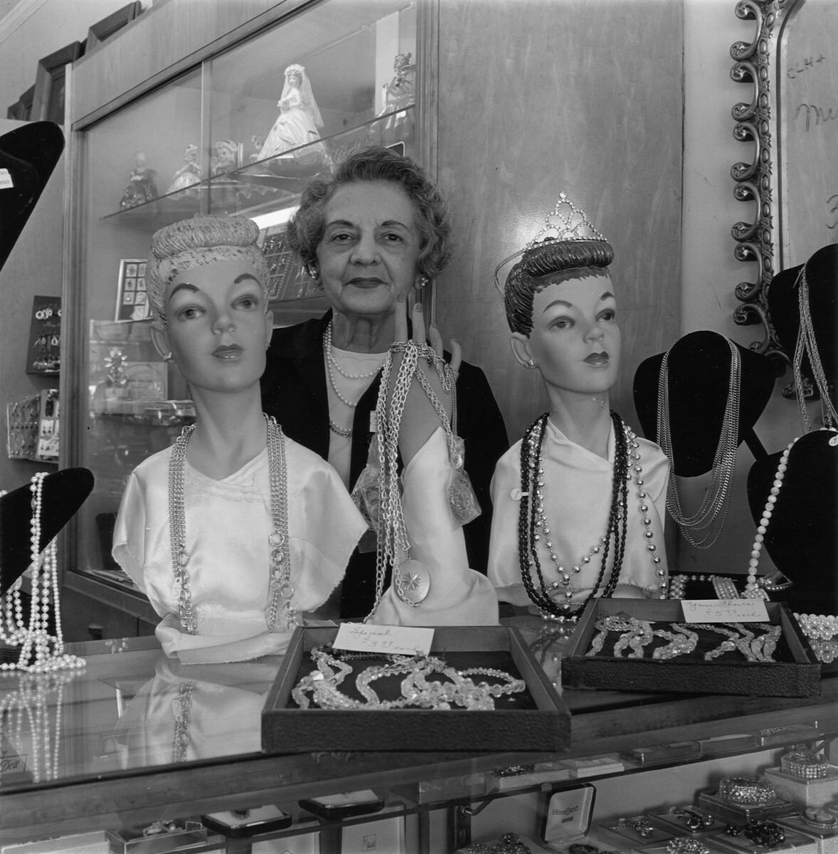 #12 Ms. Bennet in her jewelry store on West Street, 1978 Oct
