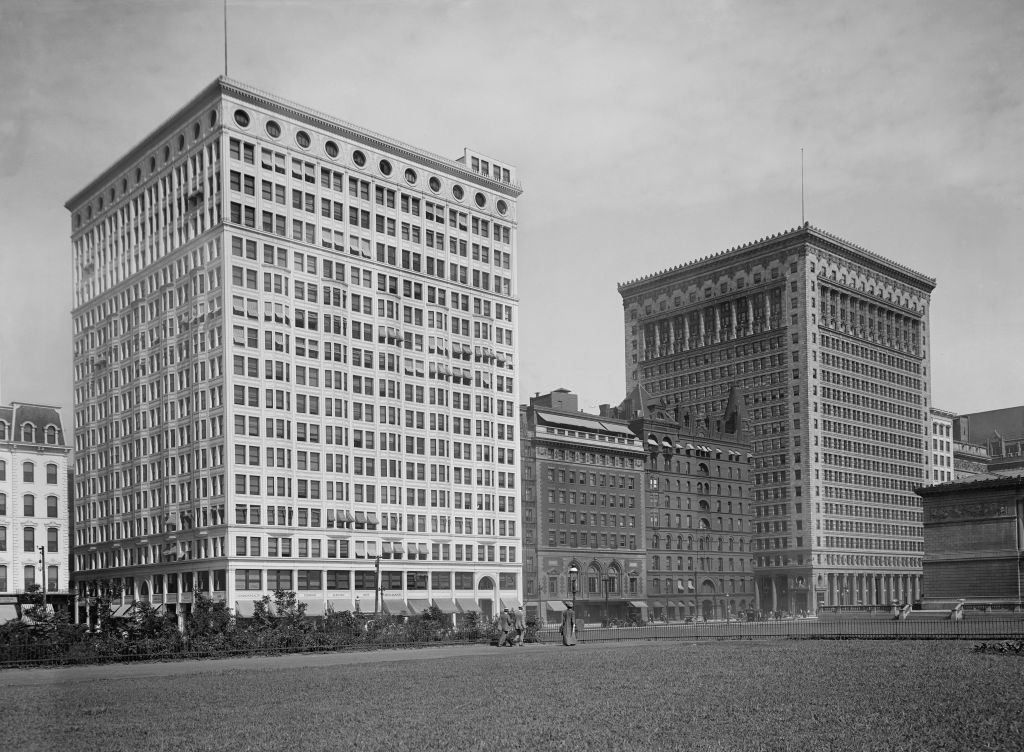 #35 Railway Exchange and Gas Buildings. Chicago circa 1913.