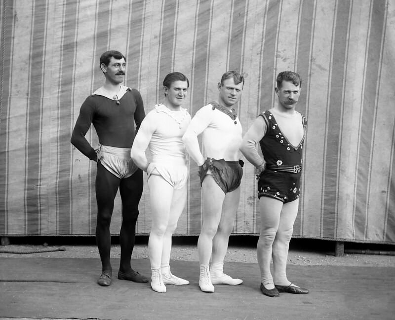 #26 Male entertainers of Duffy’s circus. 1911.