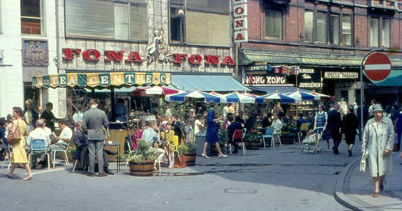 #12 The end of the main road, Strøget in Copenhagen, 1967