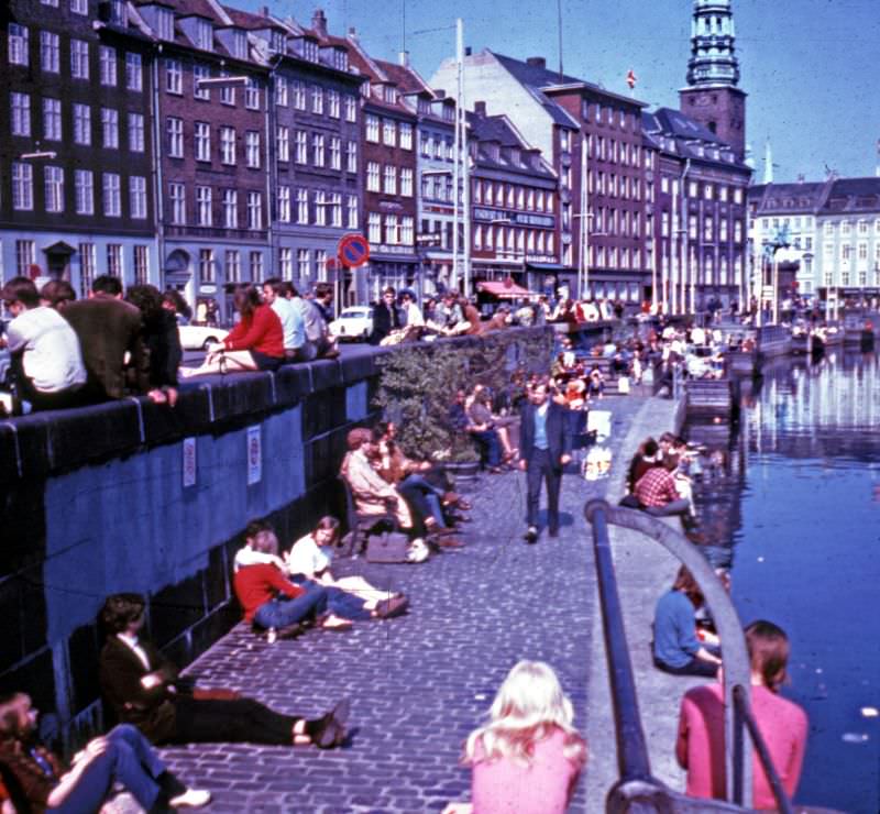 #45 Anti Vietnam war rally in downtown Copenhagen, 1968