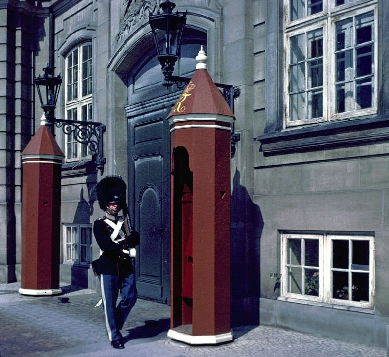 #48 Royal Guard at Amalienborg Palace, Copenhagen, 1968
