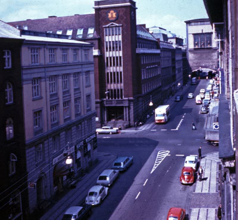 #50 View out of a window of an apartment in Copenhagen, 1968