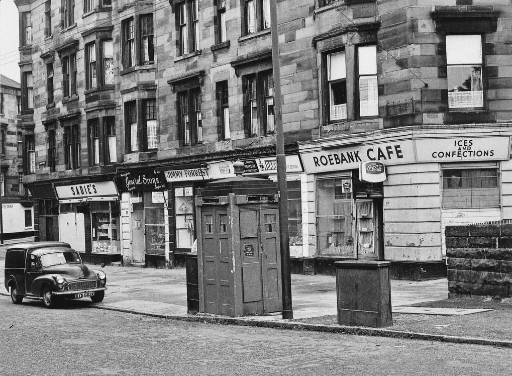 #4 The Roebank Street shops. No longer there.