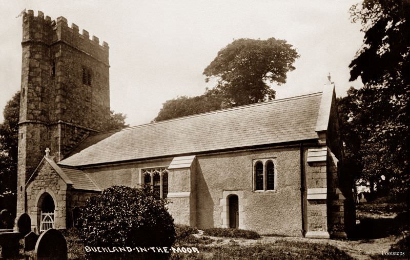 #9 St Peter’s Church, Buckland-in-the-Moor, Devon, circa 1910s