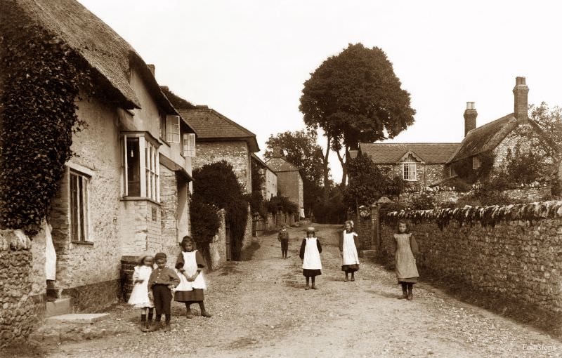 #19 Stockland village, Devon, circa 1900