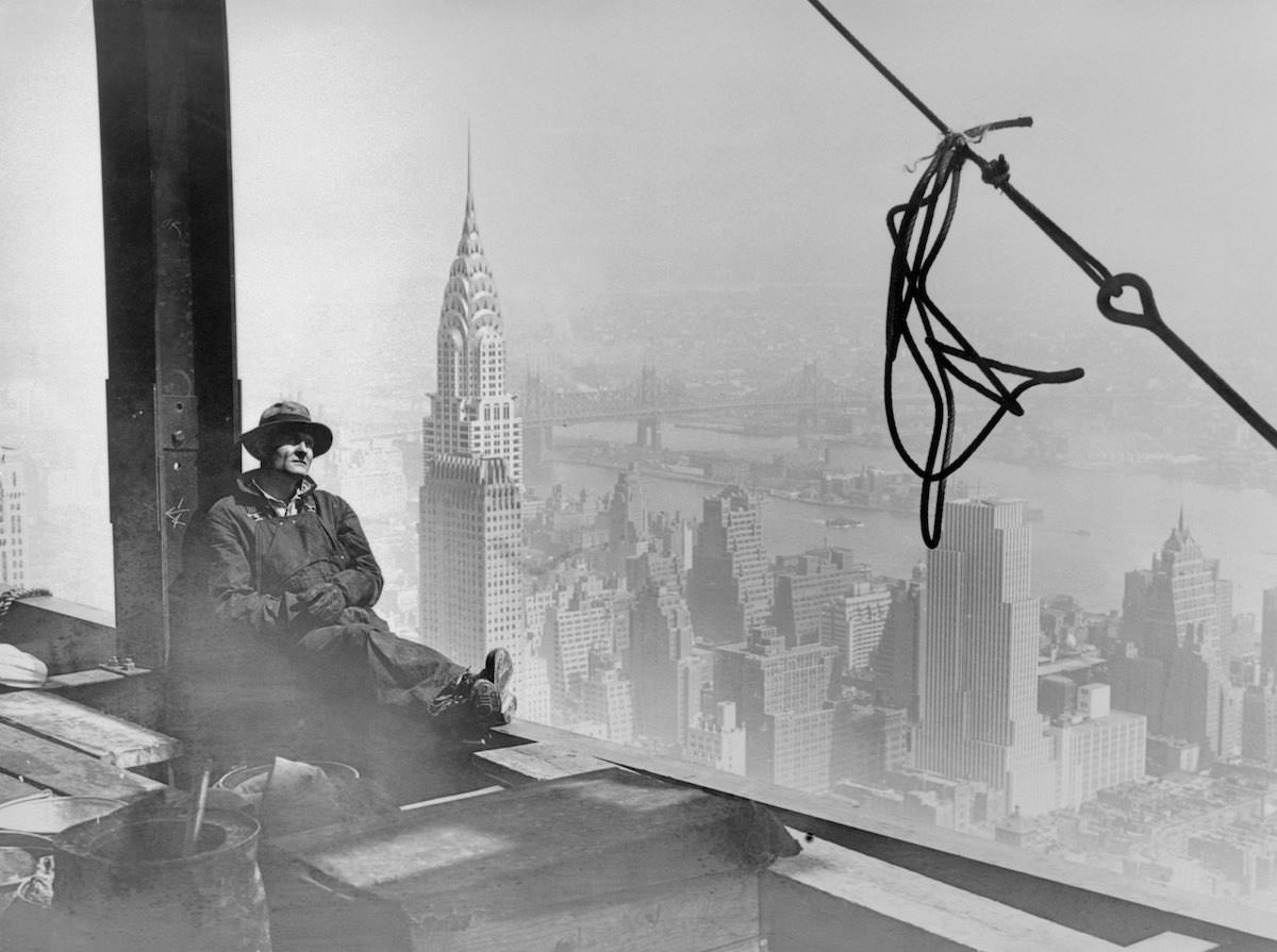 #10 Empire State Building under. Sept. 29, 1930