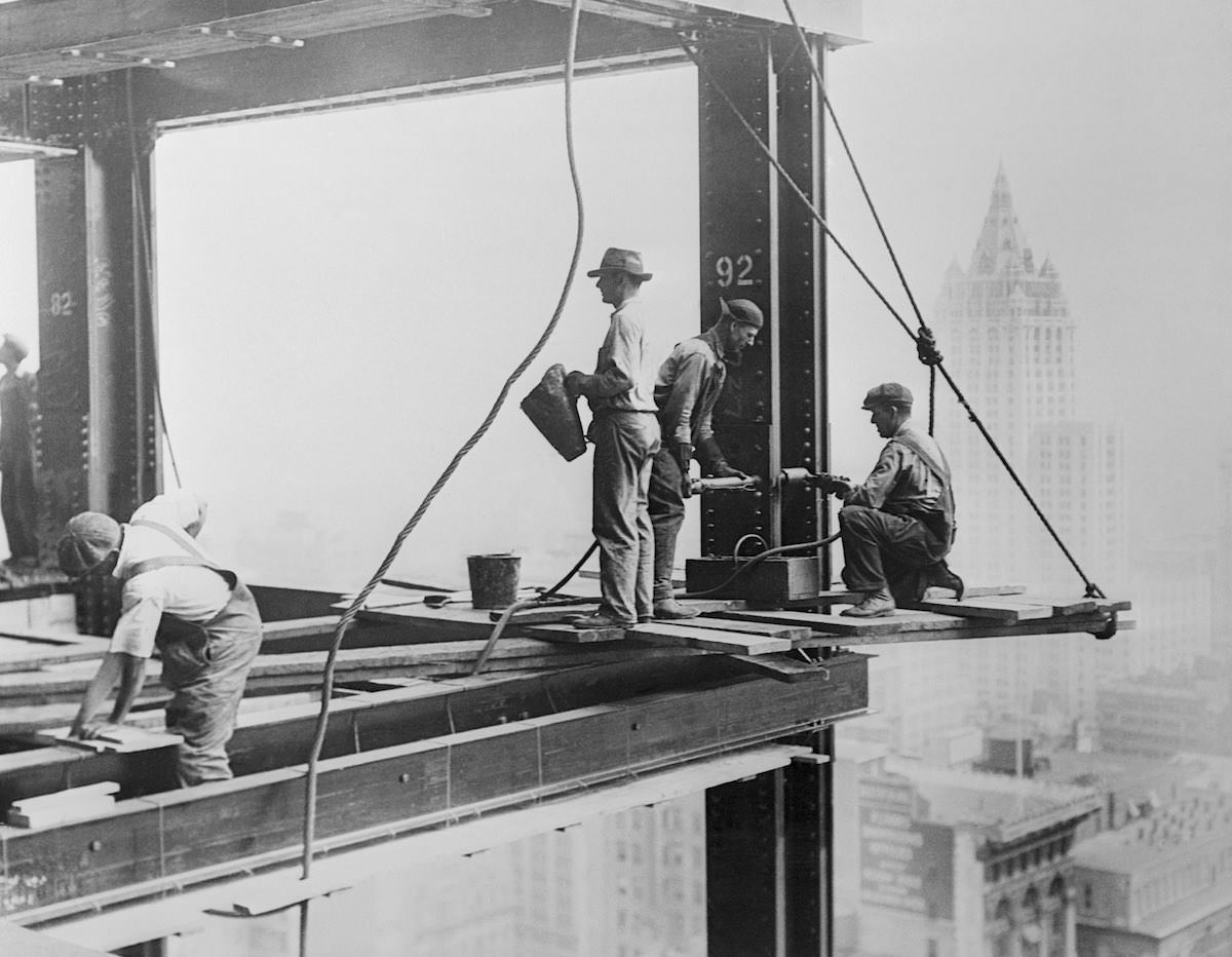 #12 Empire State Building under. Sept. 29, 1930