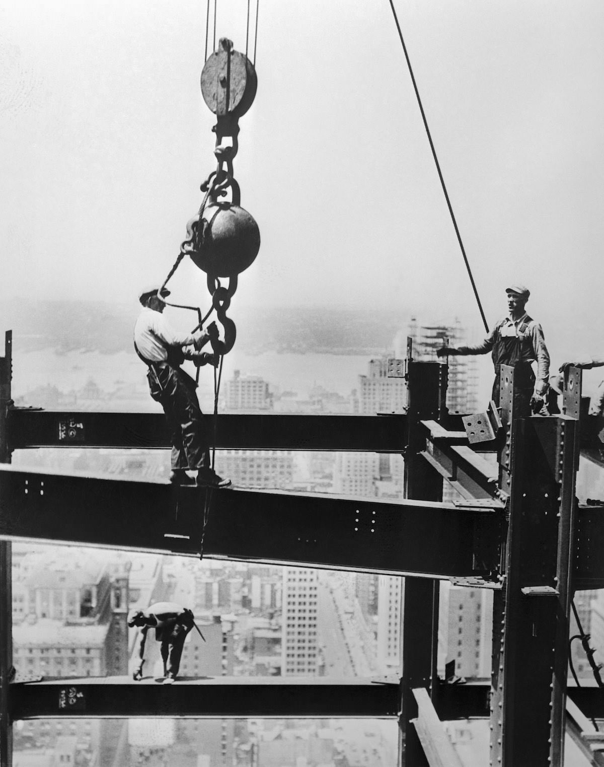 #13 Empire State Building under. Sept. 29, 1930