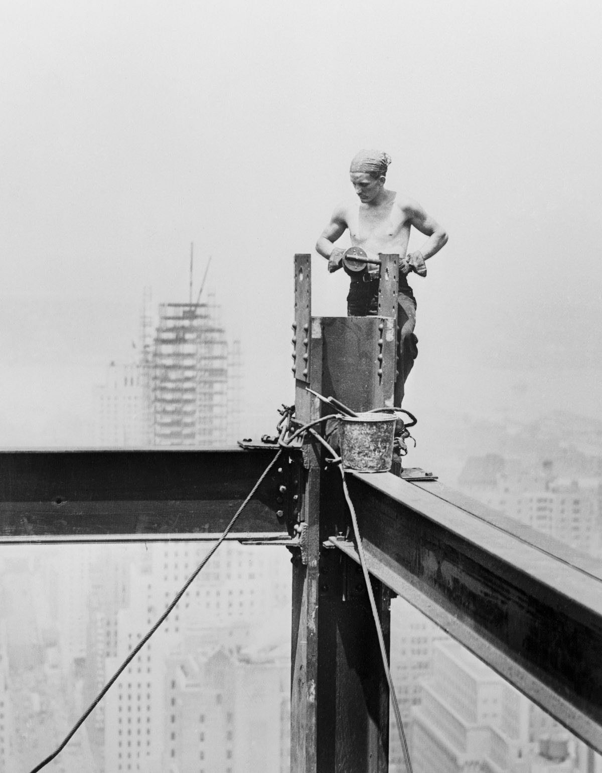 #9 Erected on the site of the old Waldorf Astoria, this building will rise 1,284 feet into the air. A zeppelin mooring mast will cap this engineering feat.Sept. 29, 1930