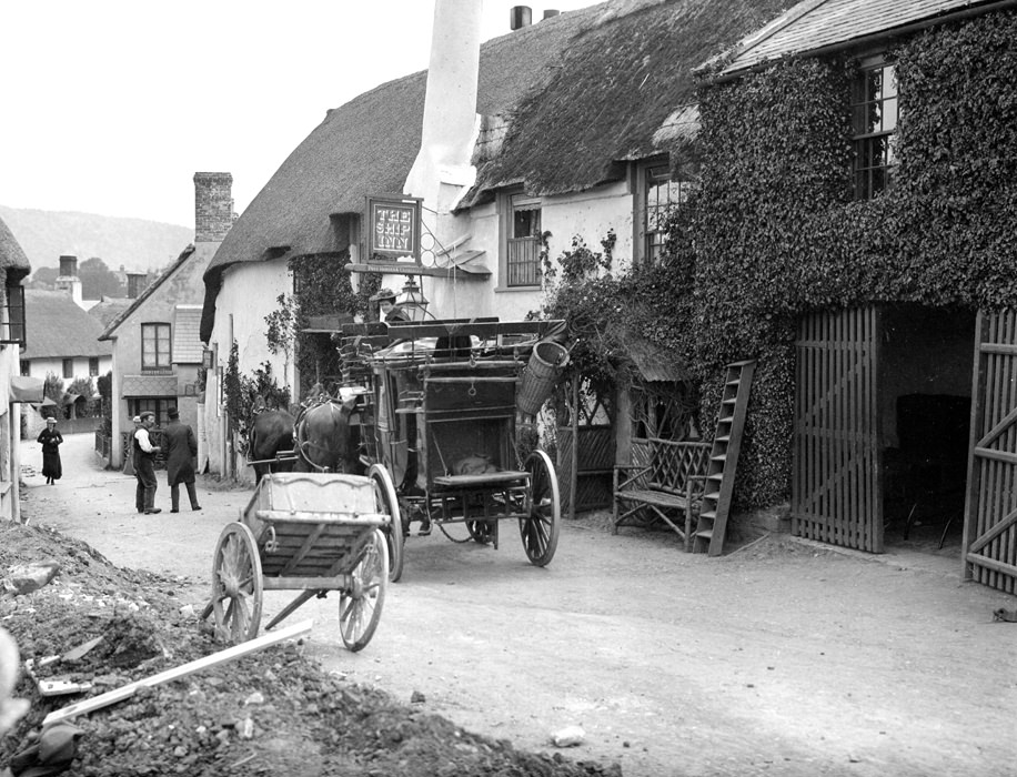 #30 The Ship Inn, Porlock Weir, Somerset, England, 1904