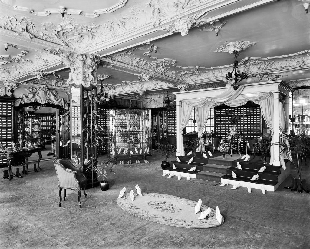 #14 Ladies’shoe department, Harrods, Brompton Road, Knightsbridge, London.