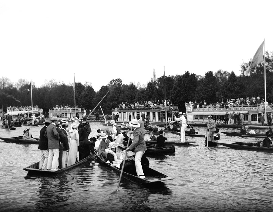 #26 The boat crush, Eights Week, Oxford, 1904