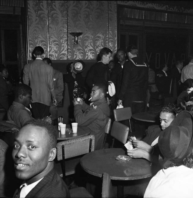 #12 Patrons enjoying a club, 1942.