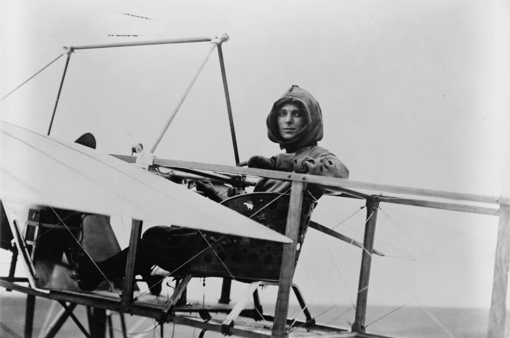 #3 Harriet Quimby and her Blériot XI.