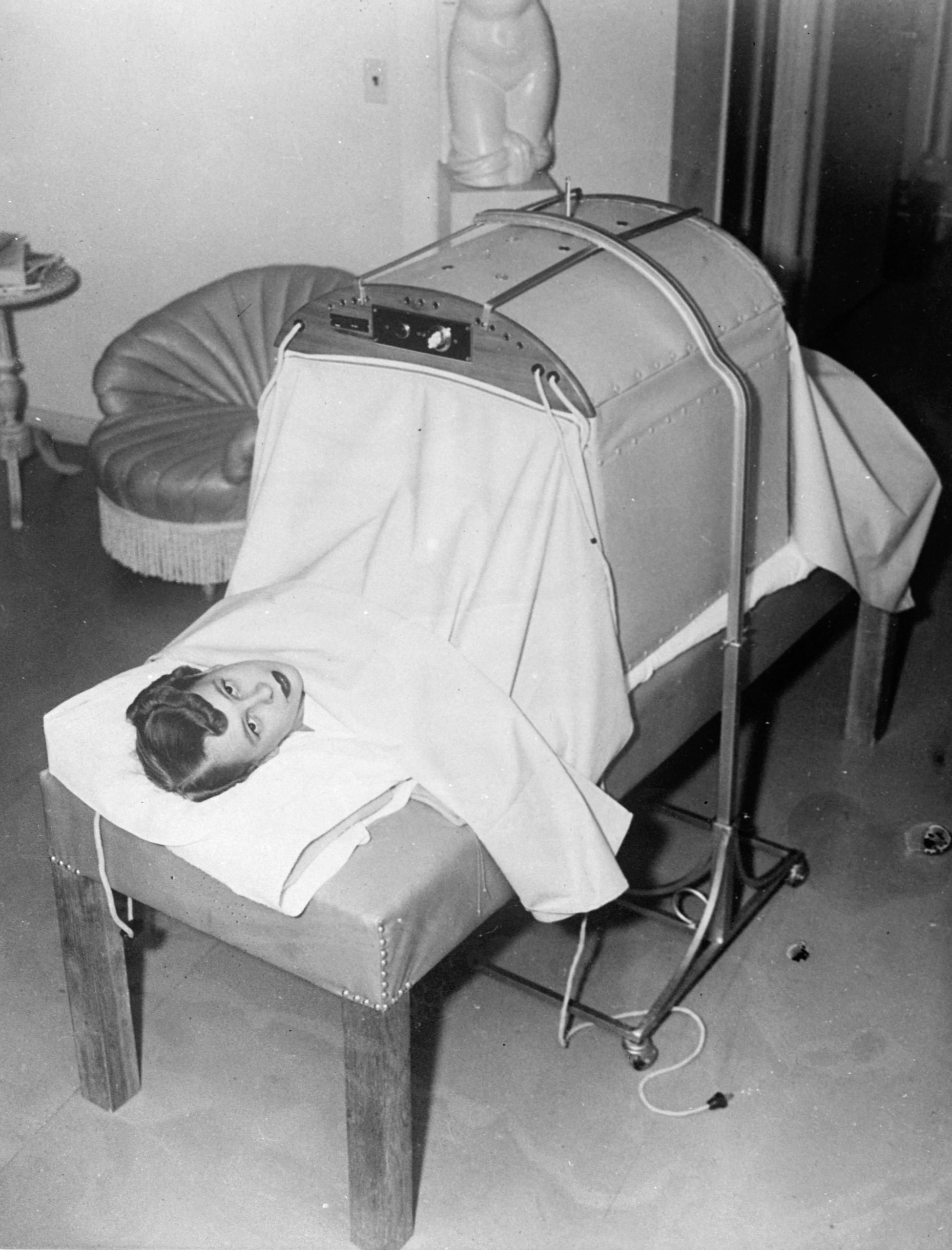 #6 Before the massage, clients could elect to have a San-O-Therm treatment.