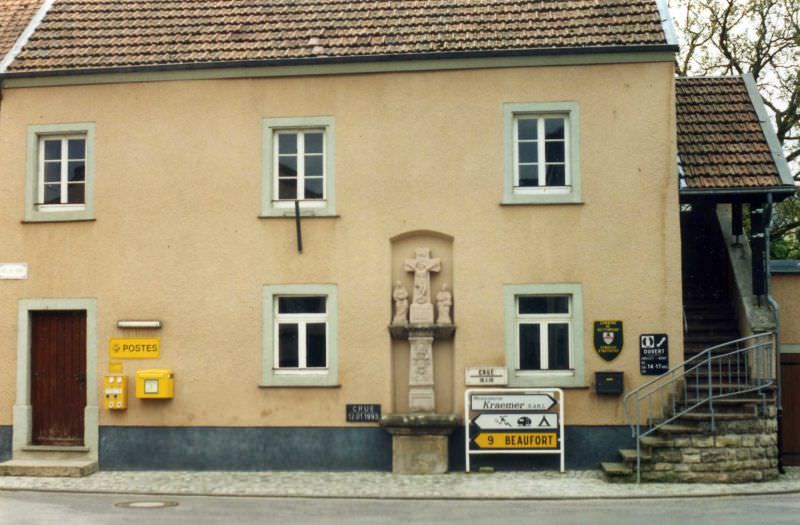 #14 Post Office, Bureau de Poste, Bettendorf, Luxembourg. May 1995