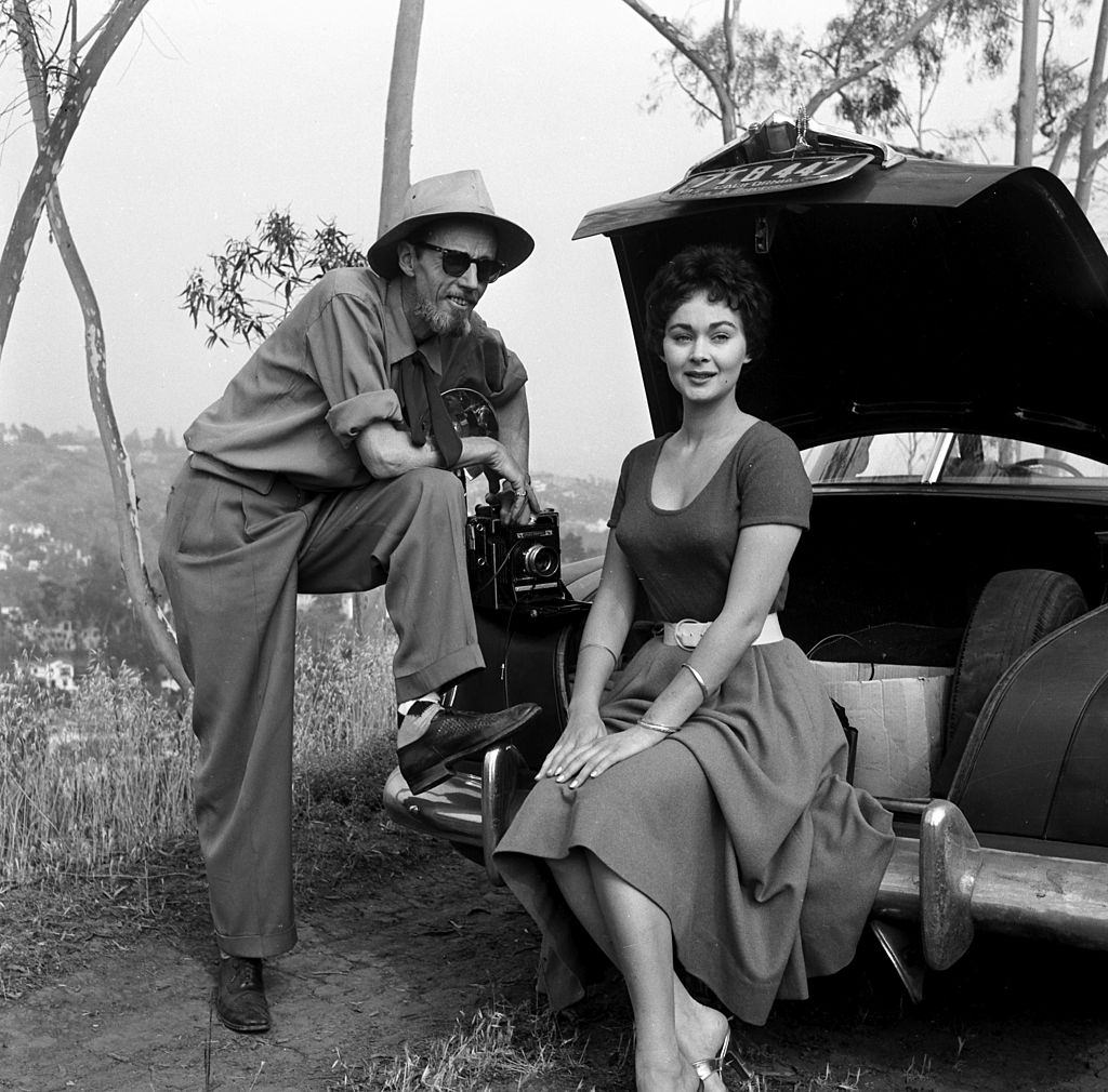 #12 Marla English with an unknown man, 1954.