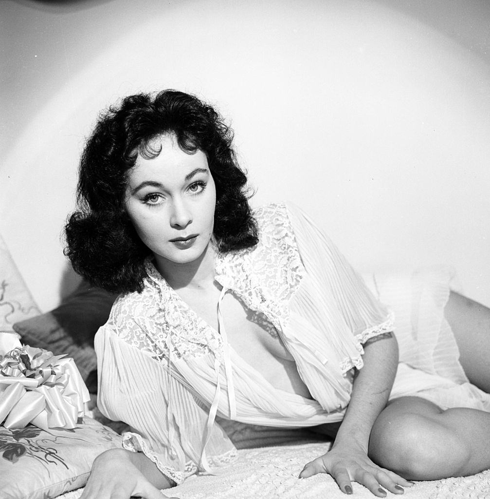 #1 Marla English relaxing in her room, 1954.