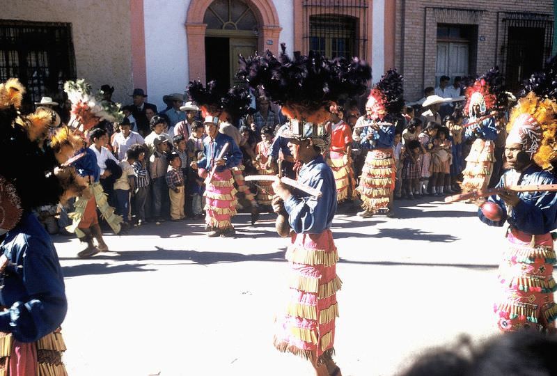 #36 Dancers at Festival of Guadalupe, Saltillo. December 1958