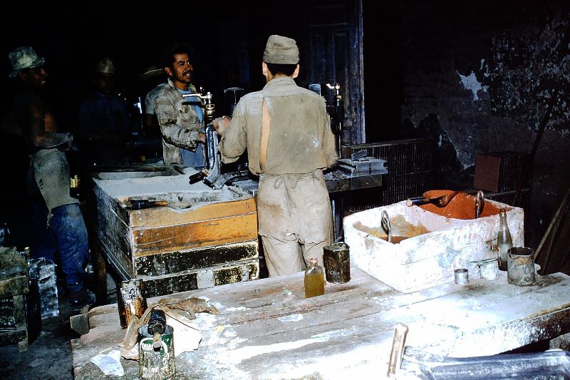 #44 Tile makers, Mexico, Saltillo. December 1958