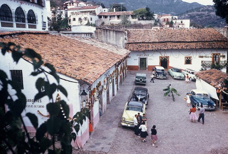 #49 Tile roofs, Taxco. December 1958