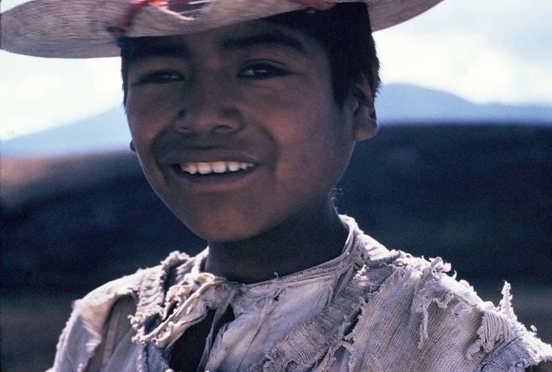 #57 Closeup of Mexican boy, near Morelia, December 1958