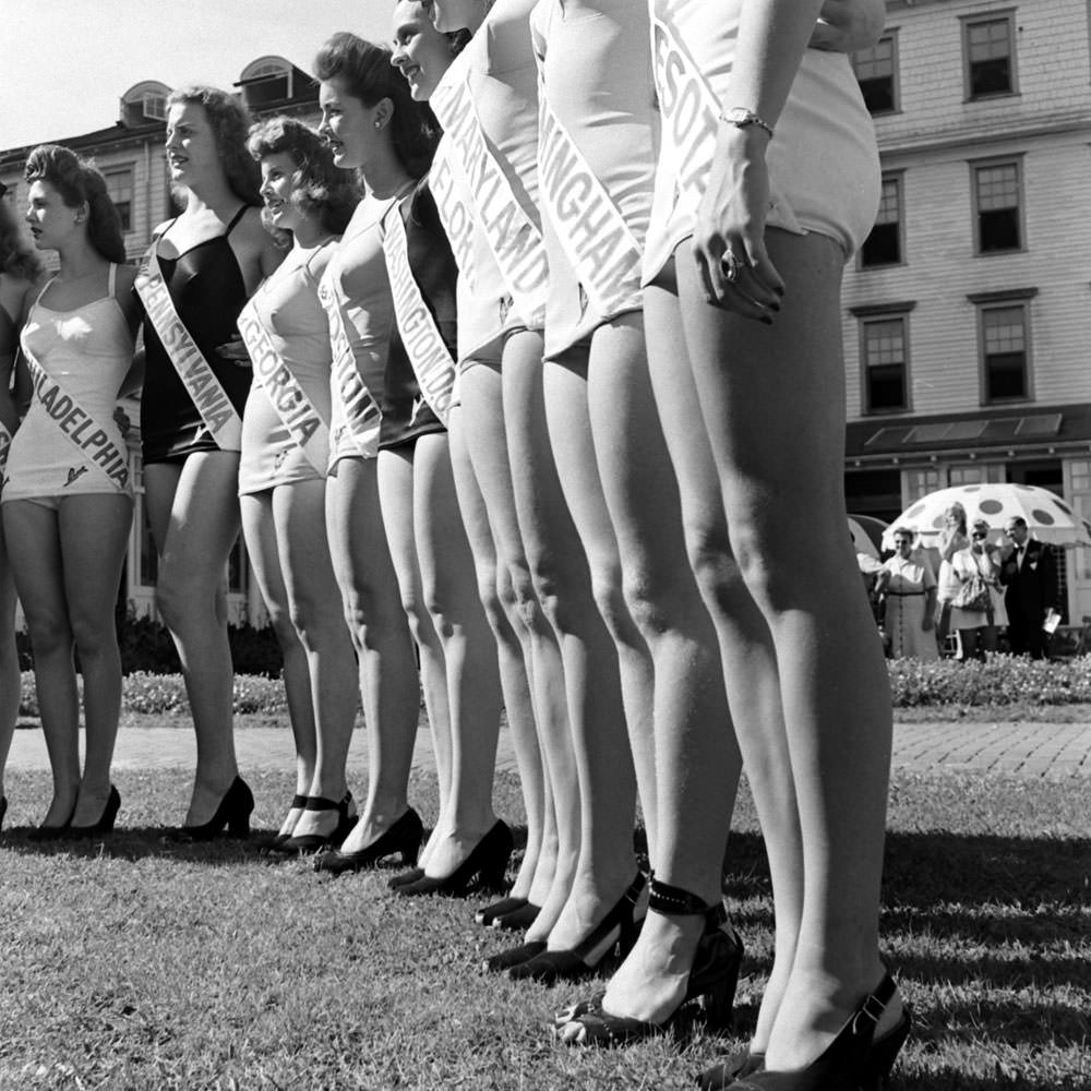 #18 Miss America pageant in Atlantic City, September 1945.