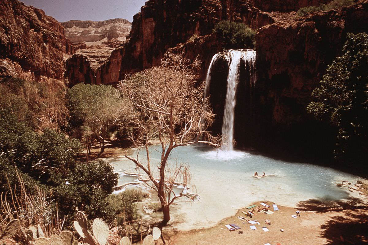 #15 Havasu Falls, near the village of Supai, Arizona in the Grand Canyon.