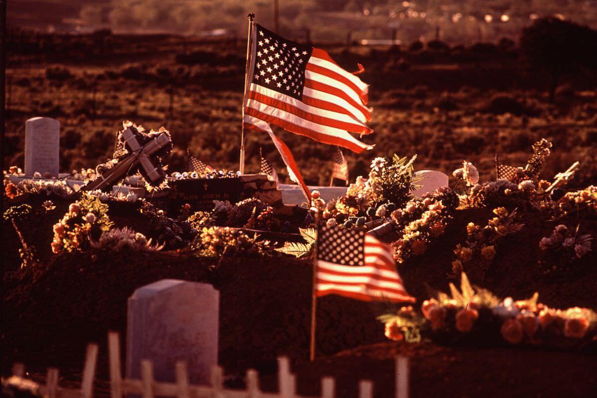 #24 A veterans’ cemetery in Window Rock, Arizona.