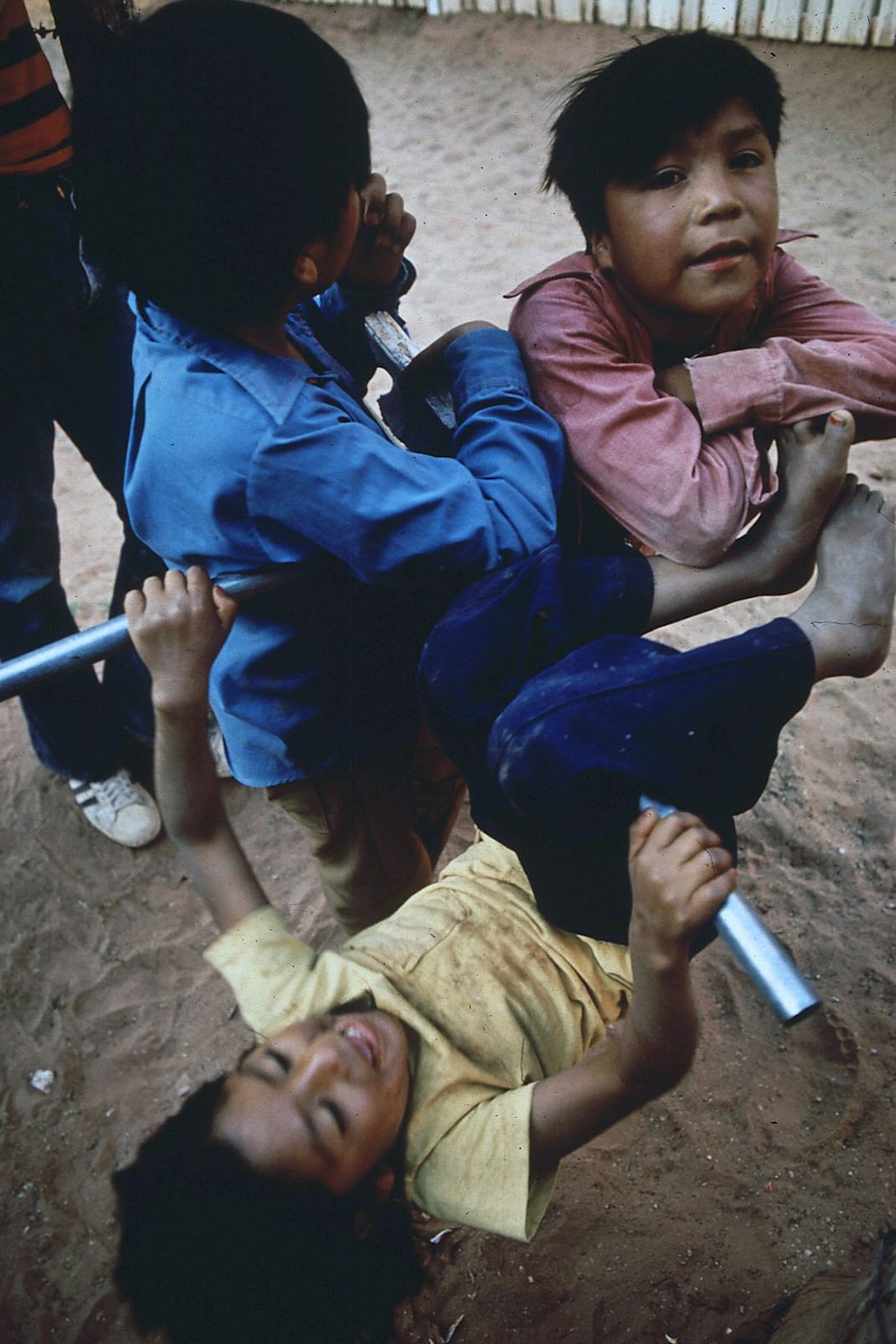 #31 Children play on the Navajo Reservation in Arizona.