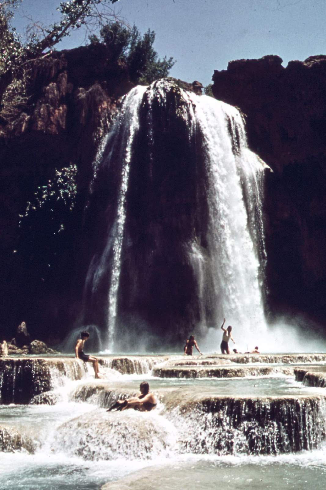 #34 Havasu Falls, near the village of Supai, Arizona in the Grand Canyon.