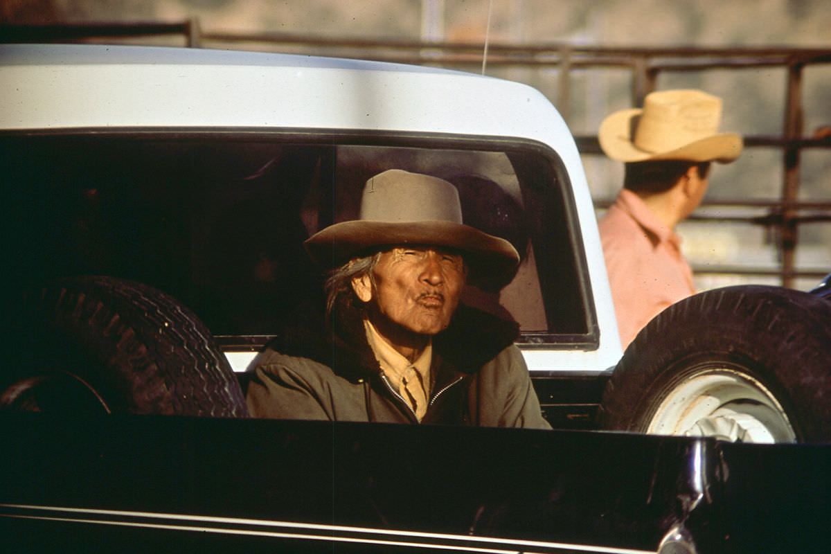 #14 A Navajo man in the town of Window Rock, Arizona.