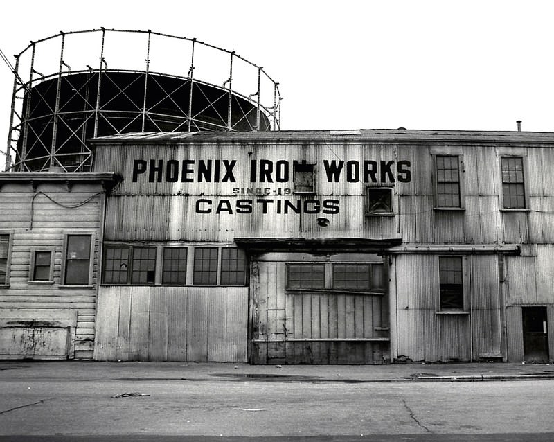 #43 Phoenix Iron Works, near the Port of Oakland, 1976.