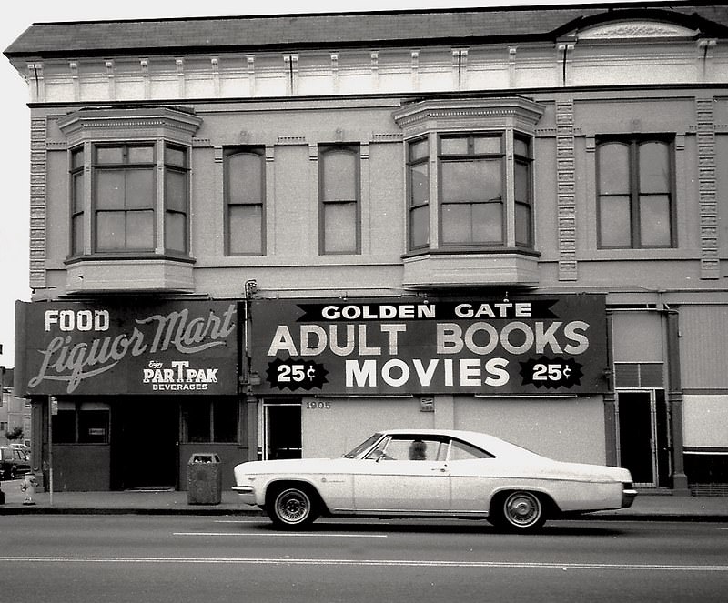 #33 Golden Gate Adult Books, 1905 San Pablo Ave. Oakland, 1982.