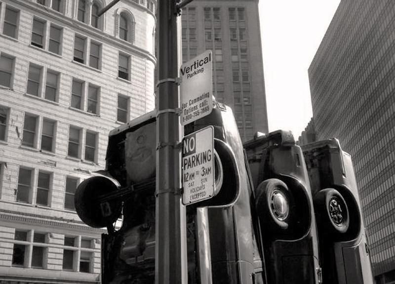 #41 Vertical Parking, Oakland, 1980s.