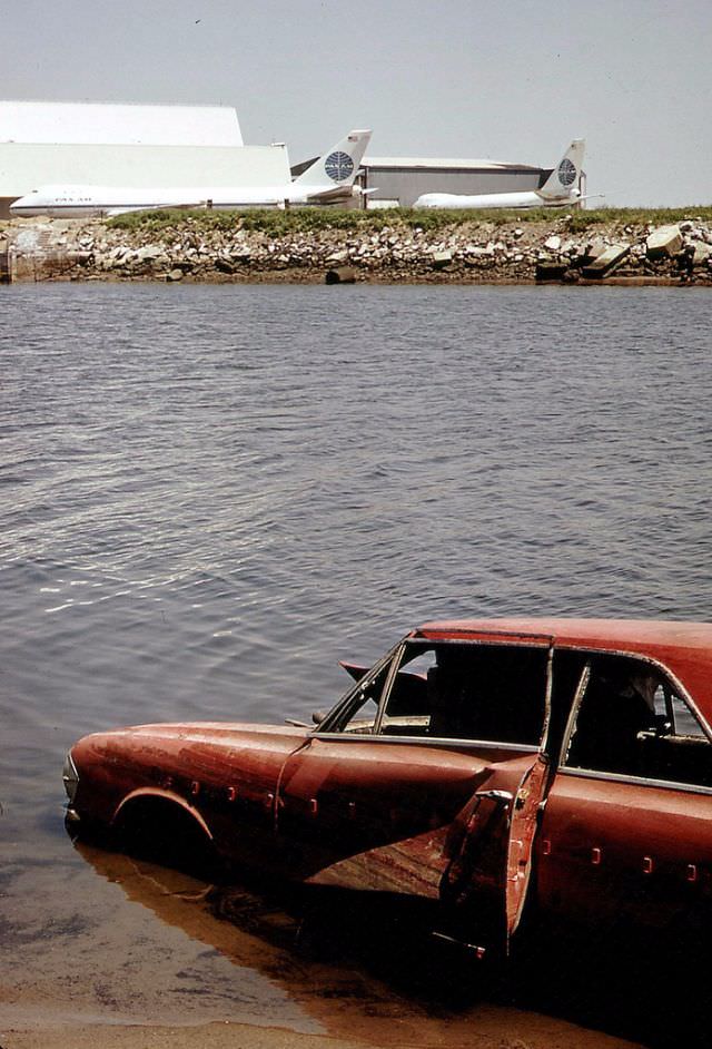 #13 An abandoned ’64 Rambler, Queens, New York, June 1973