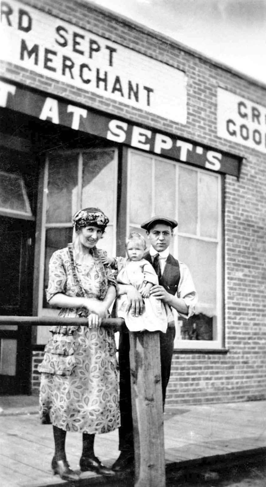 #9 Freda and Edward, Hatton, Saskatchewan, September 1921