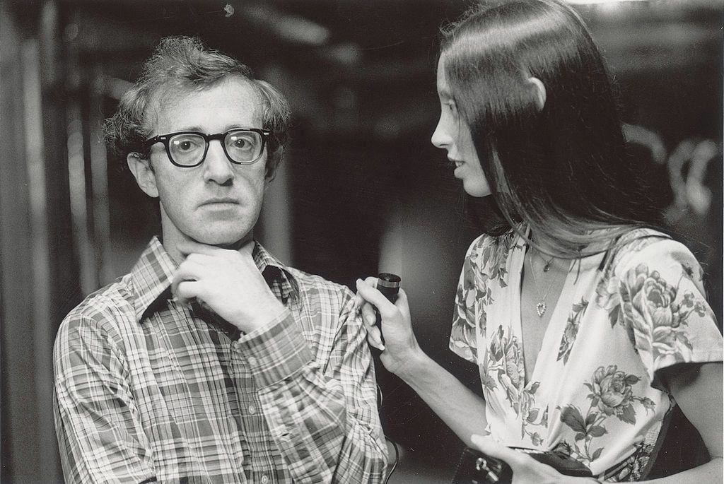 #6 Shelley Duvall with Woody Allen on the set of his film ‘Annie Hall,’ 1977.