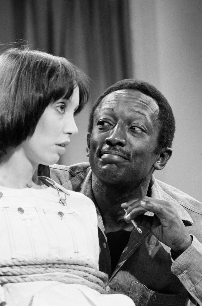 #40 Shelley Duvall as Moonie, Garrett Morris as deprogrammer during the ‘Night Of The Moonies’ skit on May 14, 1977