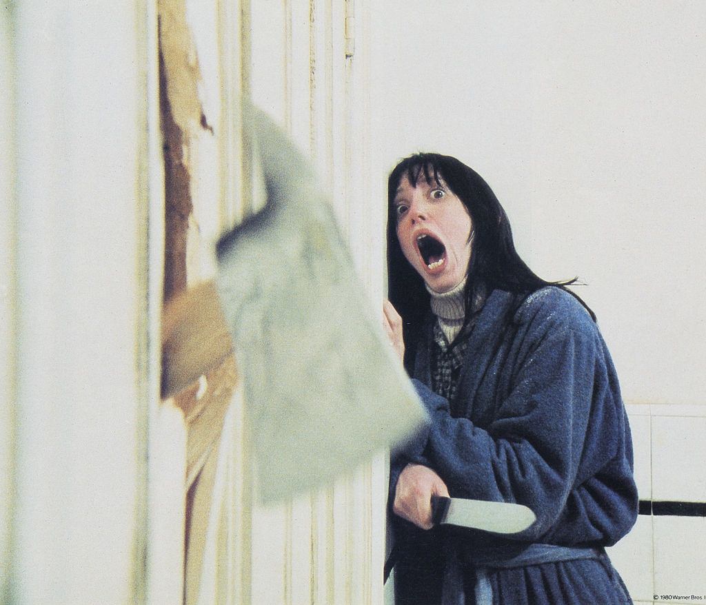 #12 Shelley Duvall in scene from the move ‘The Shining’, 1980