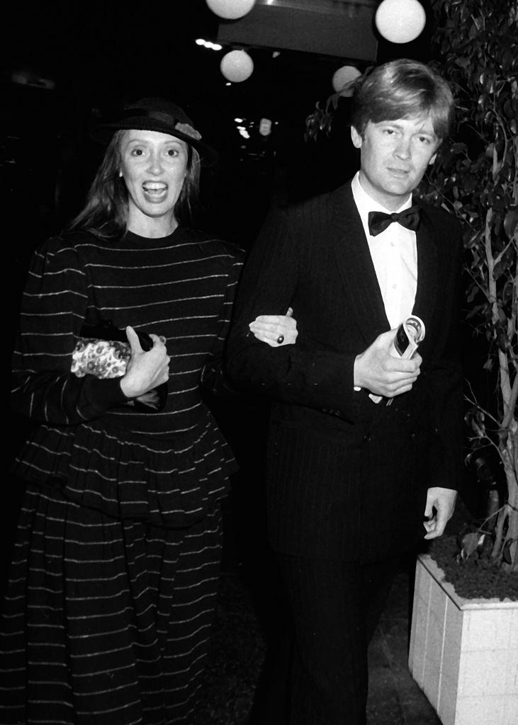 #45 Shelley Duvall with Terry Gilliam attend “Barnum” Opening on February 14, 1982.