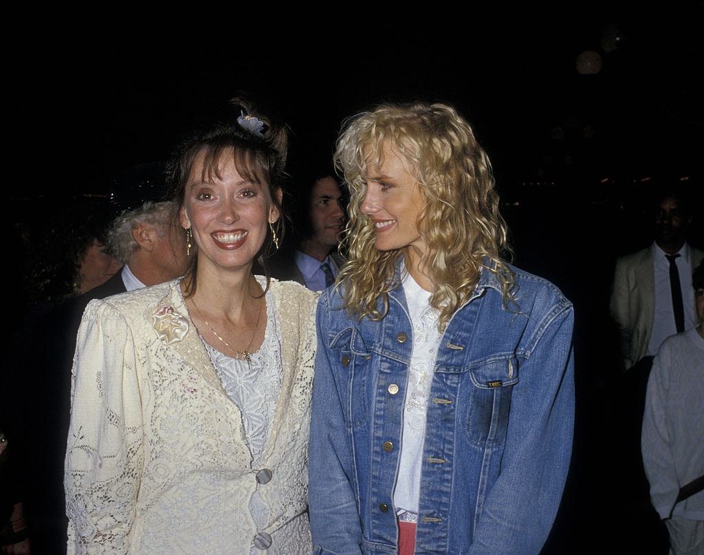 #1 Shelley Duvall with Daryl Hannah, 1987.