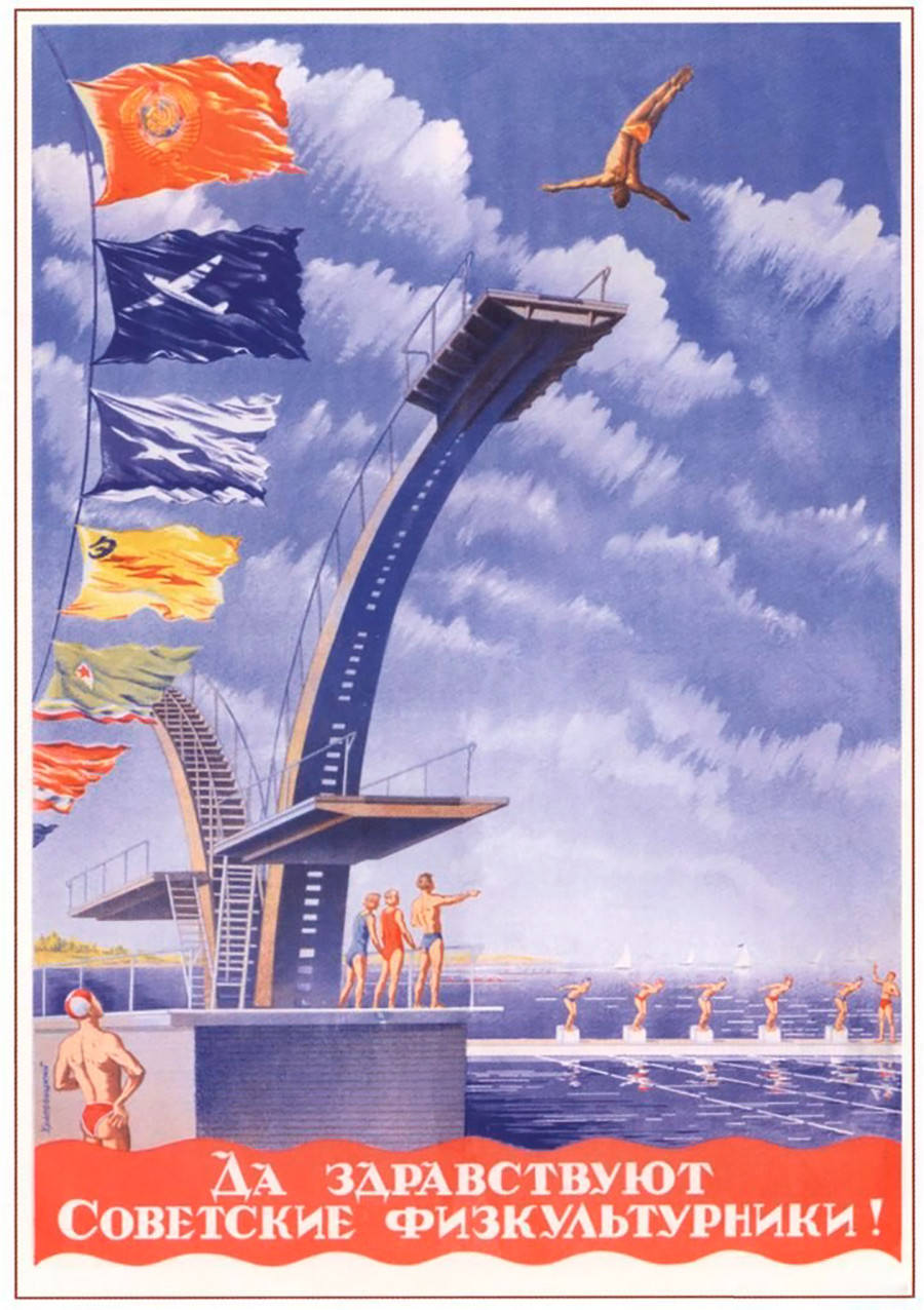 Greetings to Soviet athletes!