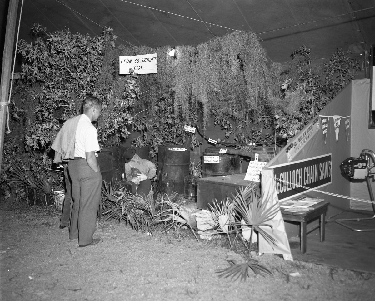 #8 Leon County Sheriff Department’s exhibit on moonshine, 1955