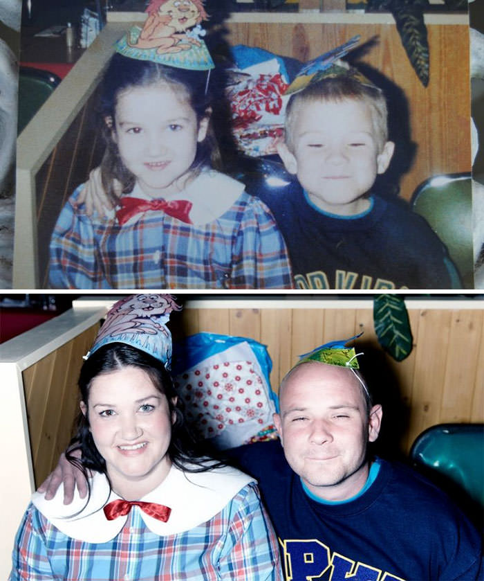 #30 Katie met joseph at primary school. Now they are married and have a son