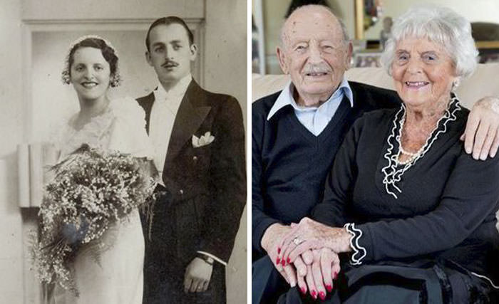 This couple celebrated their oak anniversary – 80 years in marriage